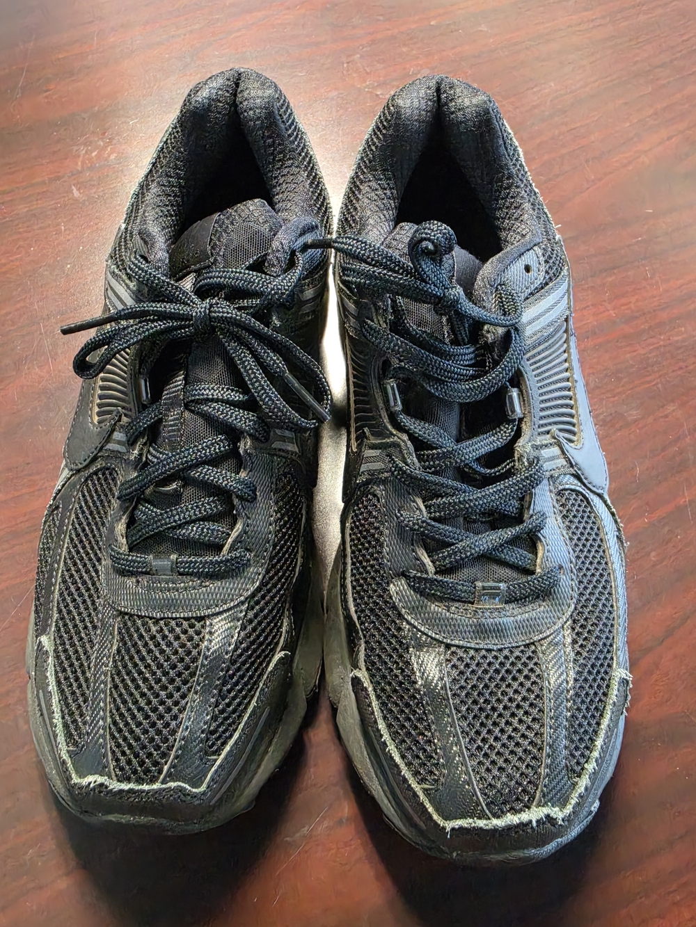 Nike Men's Black Mesh Running Sneakers